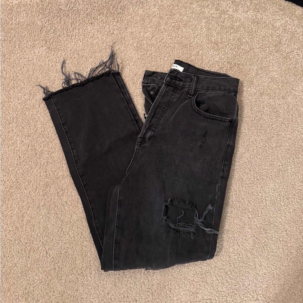 Pacsun High Rise Distressed Jeans